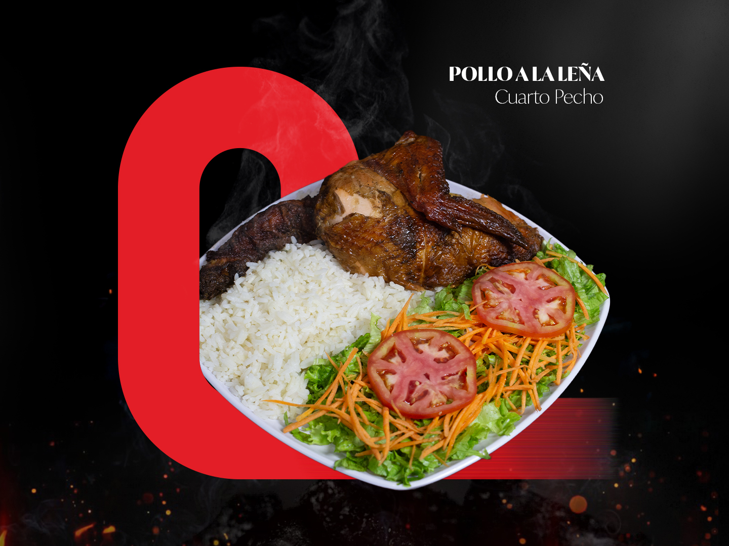 Pollo a la leña 